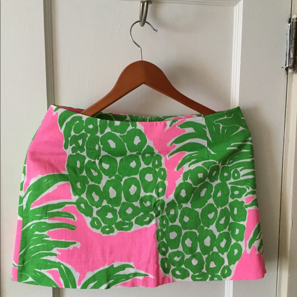 Lilly Pulitzer Pineapple Mini Skirt